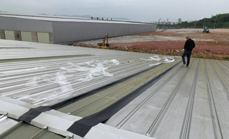 西陵厂房屋面防水维修案例